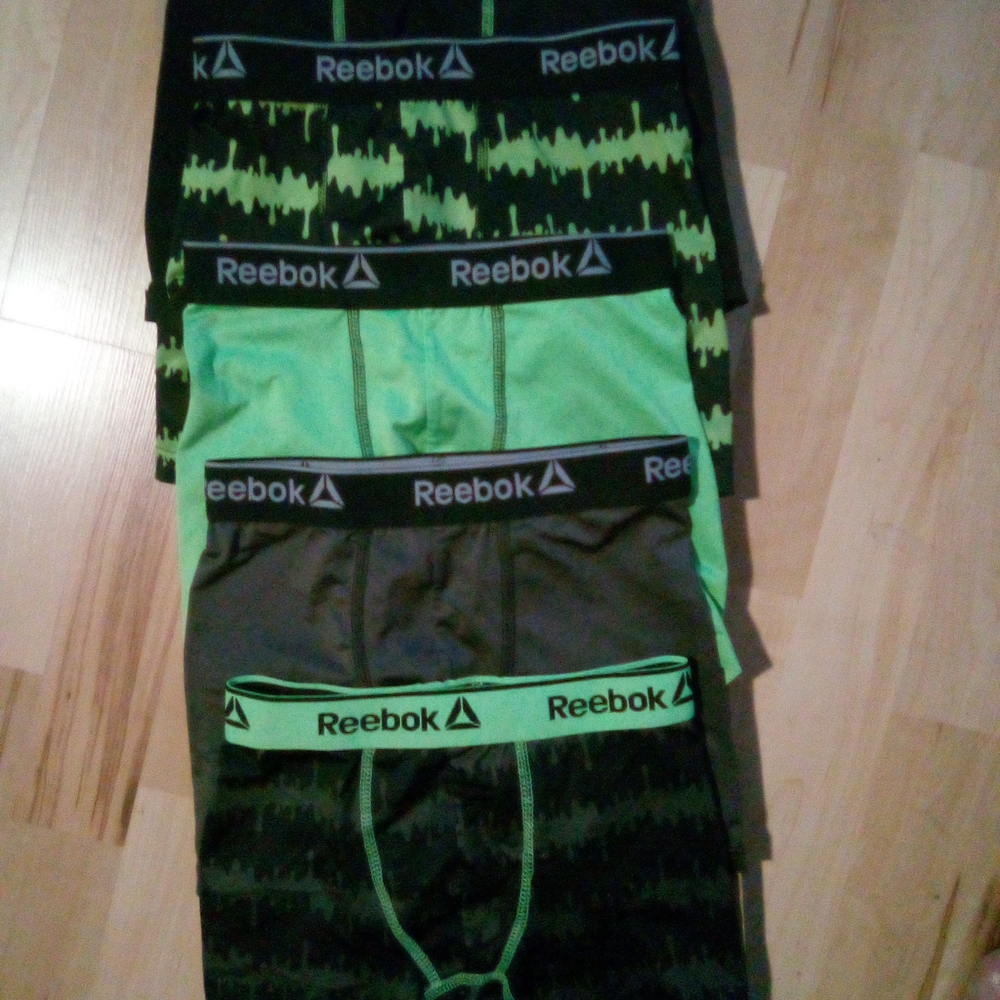 Reebok Kids' Boxer Briefs - Neon Green and Black